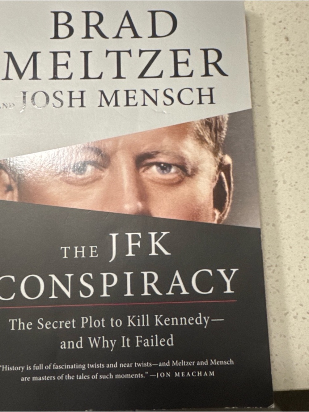 Brad Meltzer The JFK Conspiracy - Black soft side